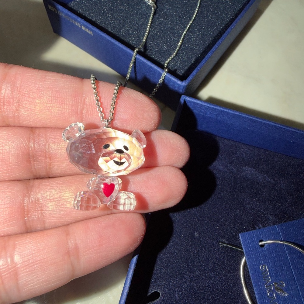 Swarovski Bo Bear So Sweet Pendant Necklace